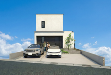 外観イメージ（正面）　

※掲載のCGパースは完成予想図です。外構や植栽等はイメージとなります。