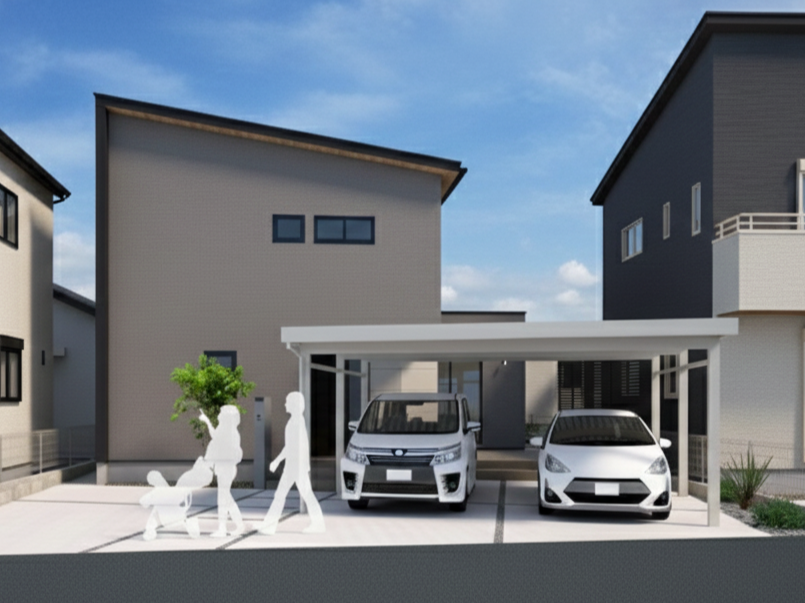 勾配天井が開放的な住まい！まちなかモデルハウス（長岡市三和）