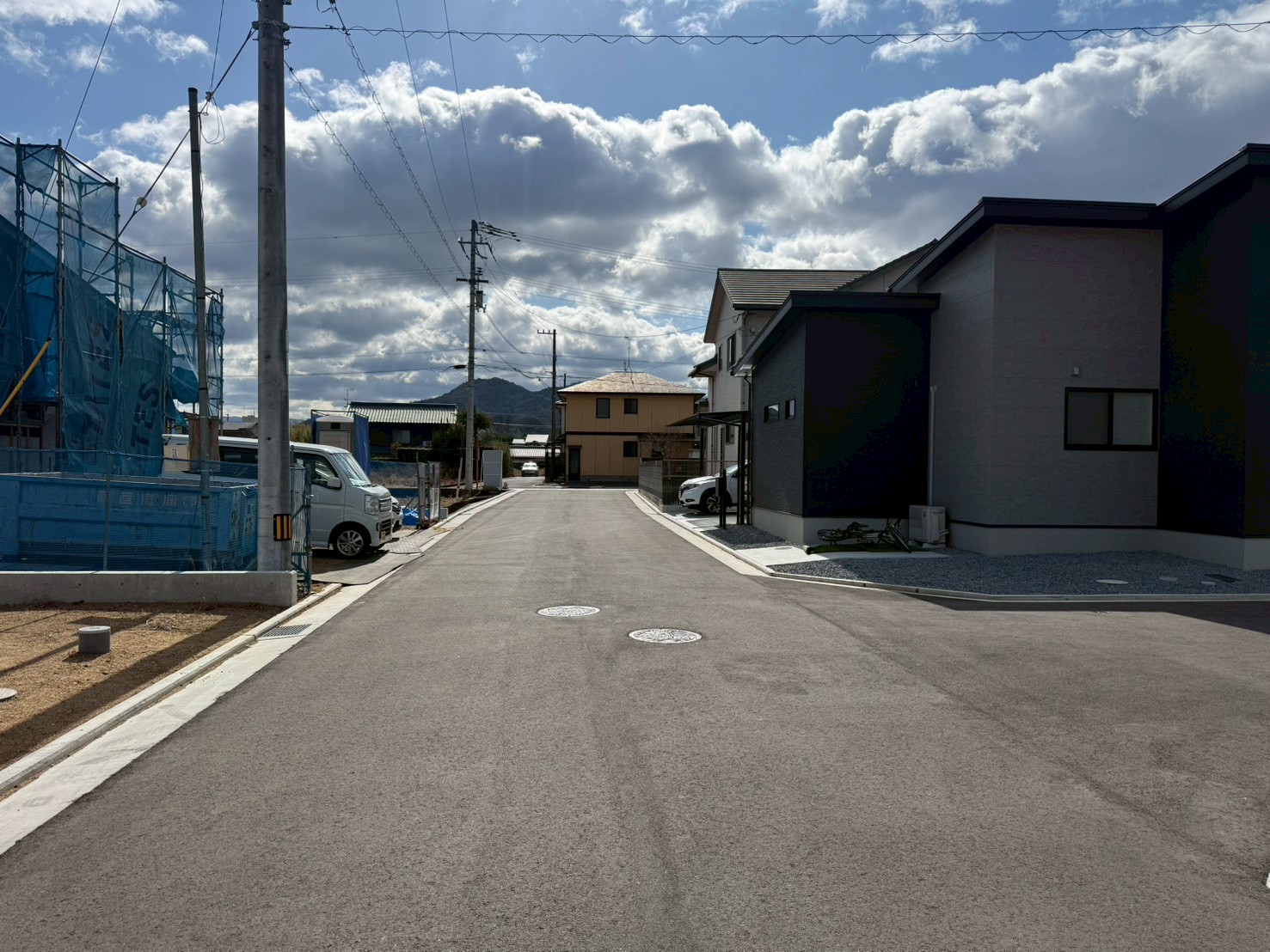 前面道路を含む土地写真 （南側）