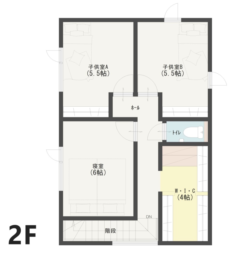 ２階 間取り図