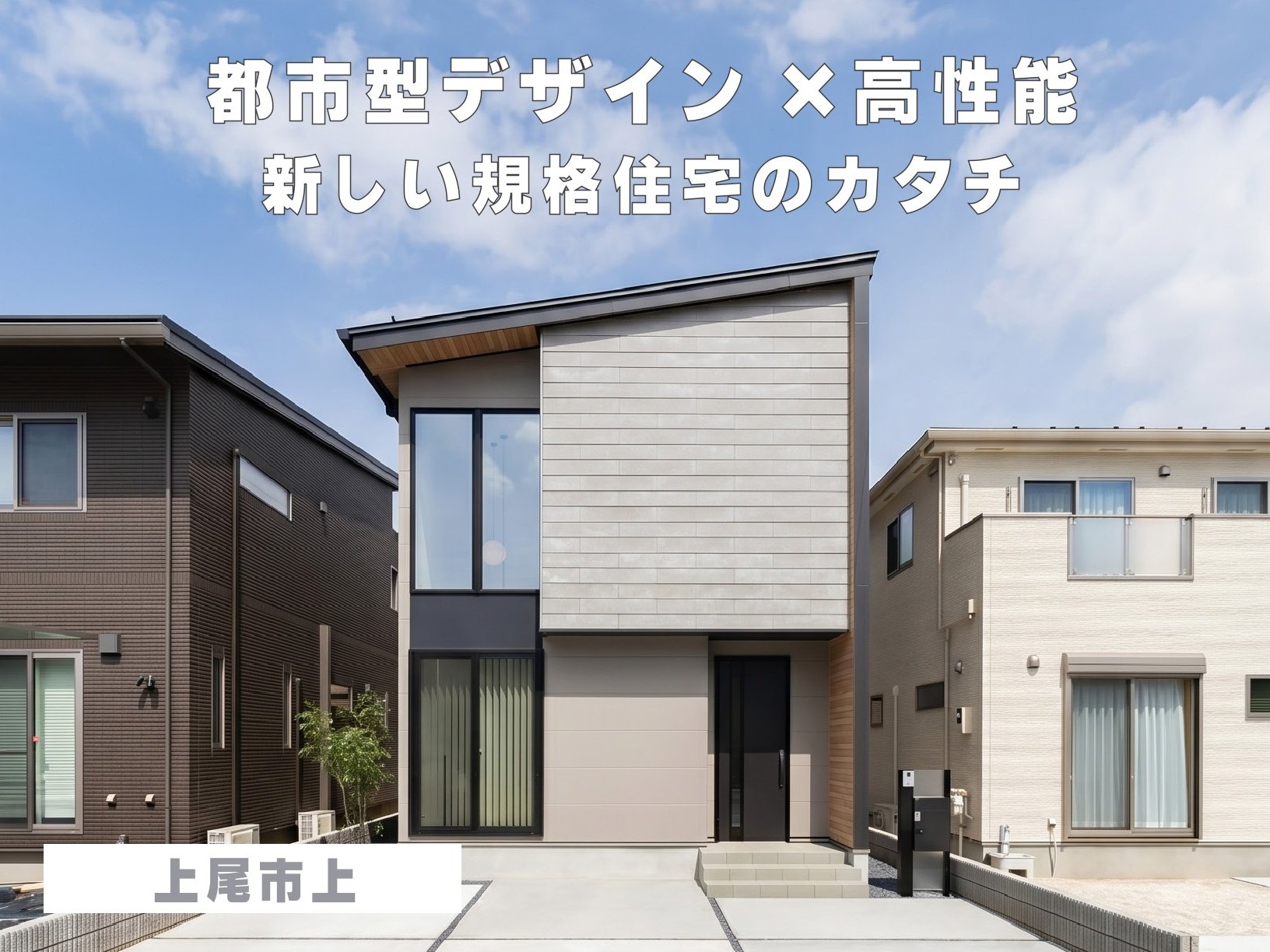 【ご来場特典あり】都市型デザイン×高性能、新しい規格住宅のカタチ（上尾市上）
