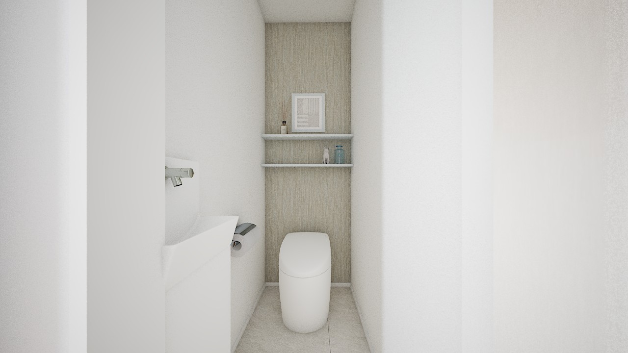 内観イメージ（１階トイレ）
※タンクレスタイプ