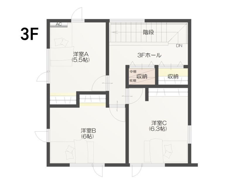 3階 間取り図