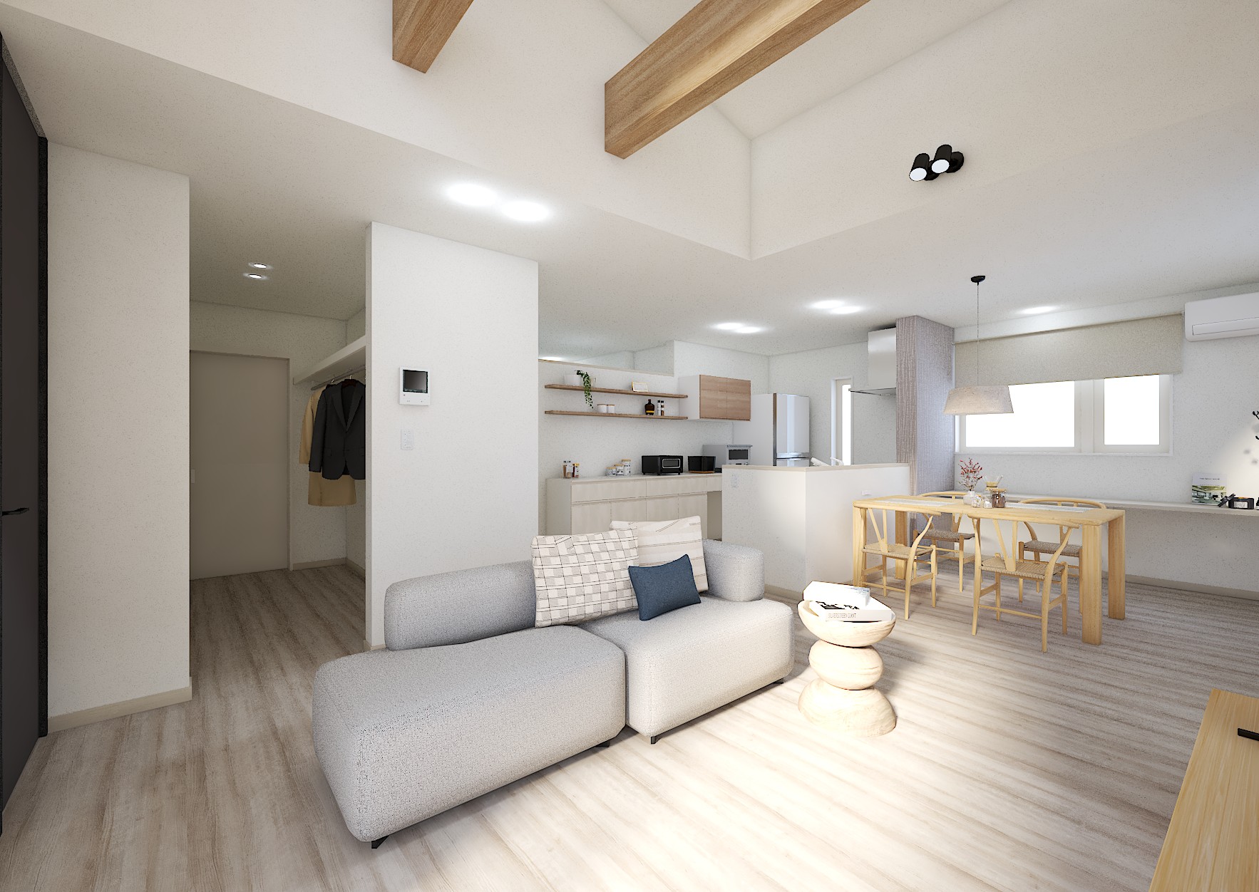 内観イメージ（ＬＤＫ）

※CGパースは完成イメージです。実際とは異なる場合があります。