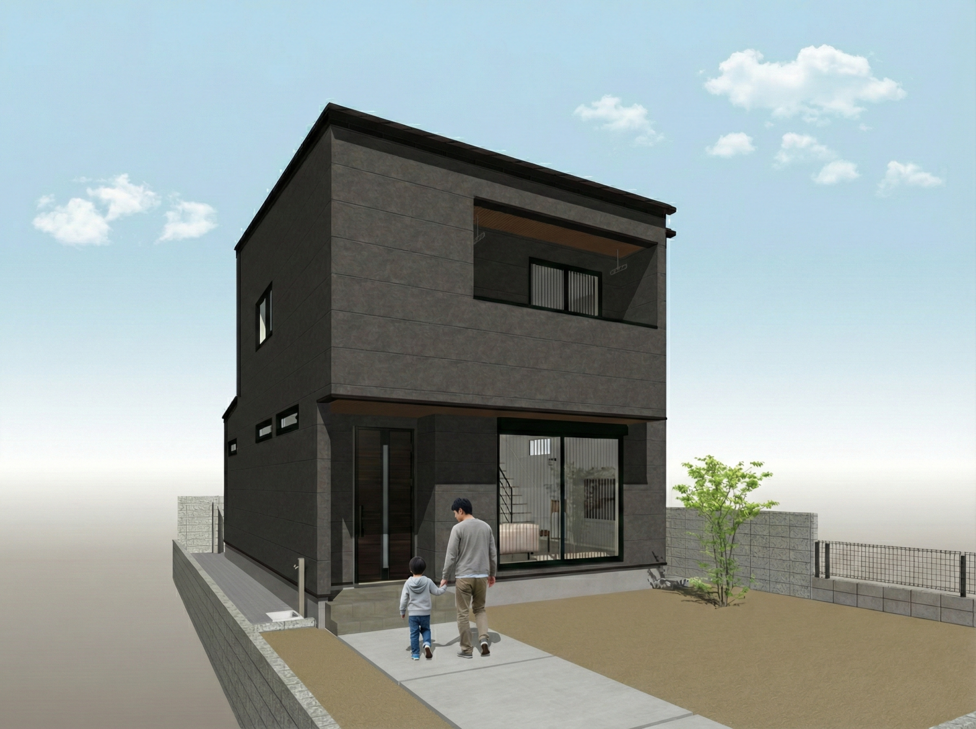 外観イメージ（南西側）