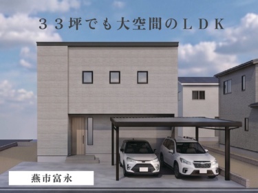 ３３坪でも大空間のＬＤＫ（燕市富永）
