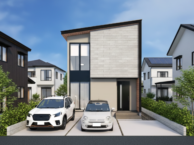 【Ａ棟】都市型モダンを極めた「小さく建てて、大きく暮らす」家