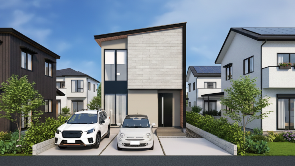 【Ａ棟】都市型モダンを極めた「小さく建てて、大きく暮らす」家