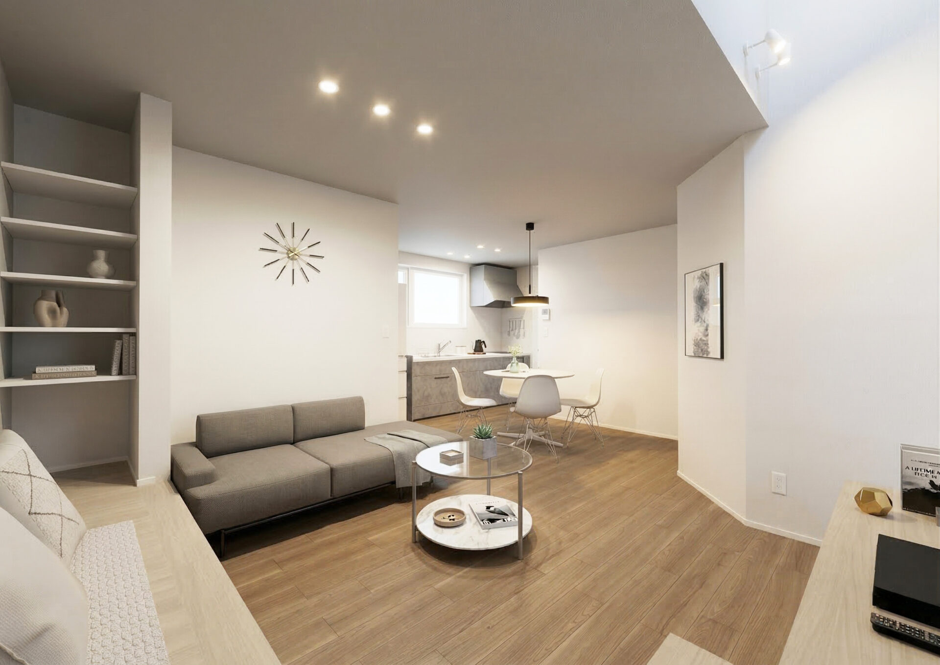 ■内観イメージ（ＬＤＫ）

※掲載のＣＧパースは完成イメージのため、実際の仕様・色味等とは異なる場合があります。