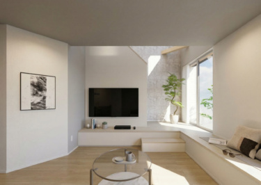 ■内観イメージ（リビング・階段側）