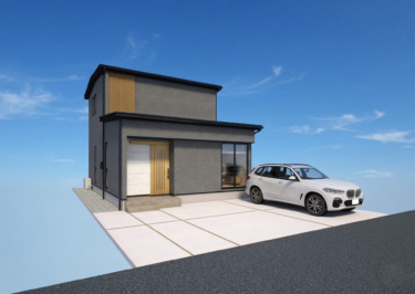 ■外観イメージ（南西側より）