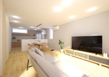 家族が自然と集まる、開放感あふれるＬＤＫ