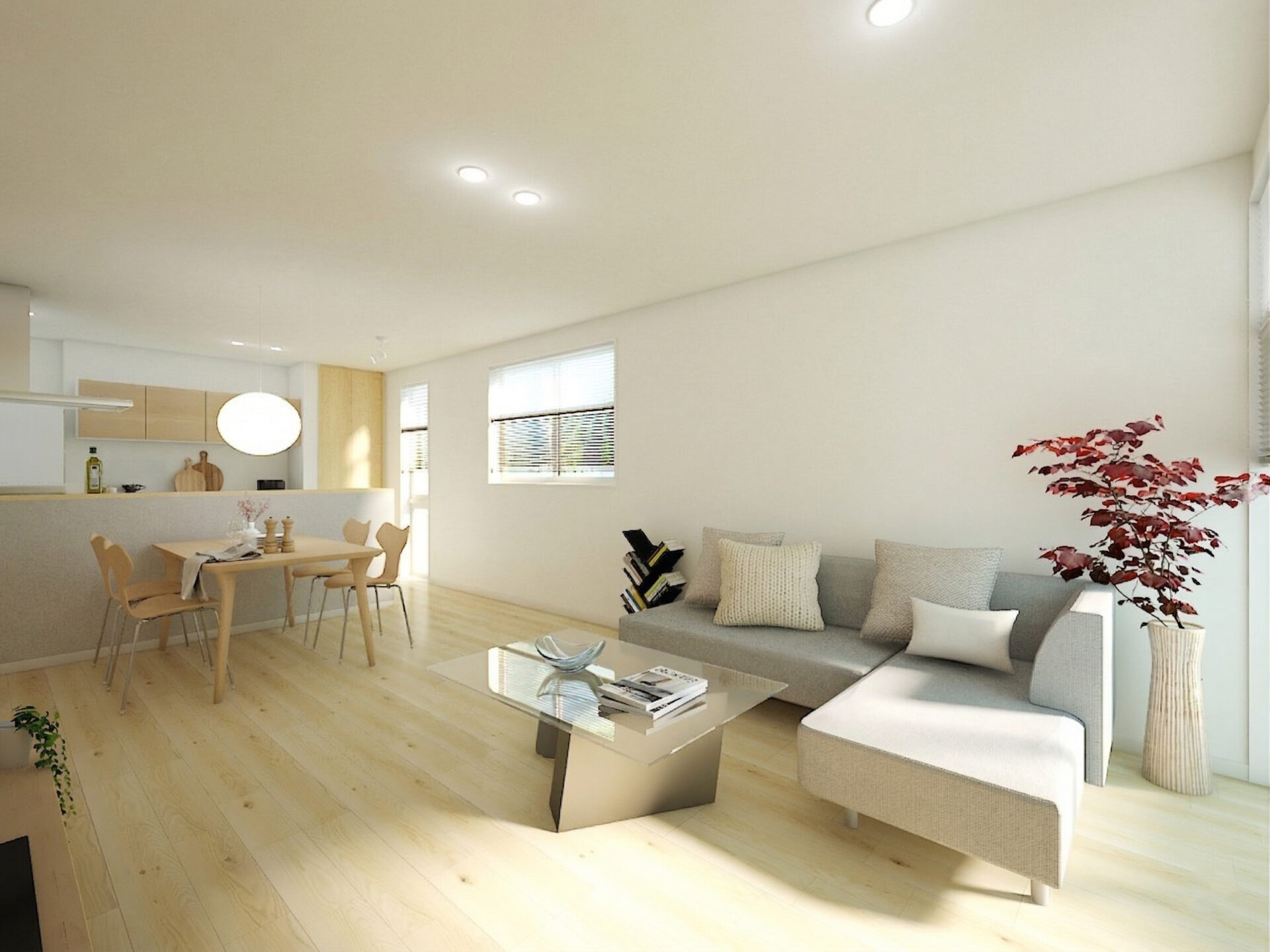 ■内観イメージ（ＬＤＫ）

※掲載のＣＧパースは完成イメージのため、実際の仕様・色味等とは異なる場合があります。