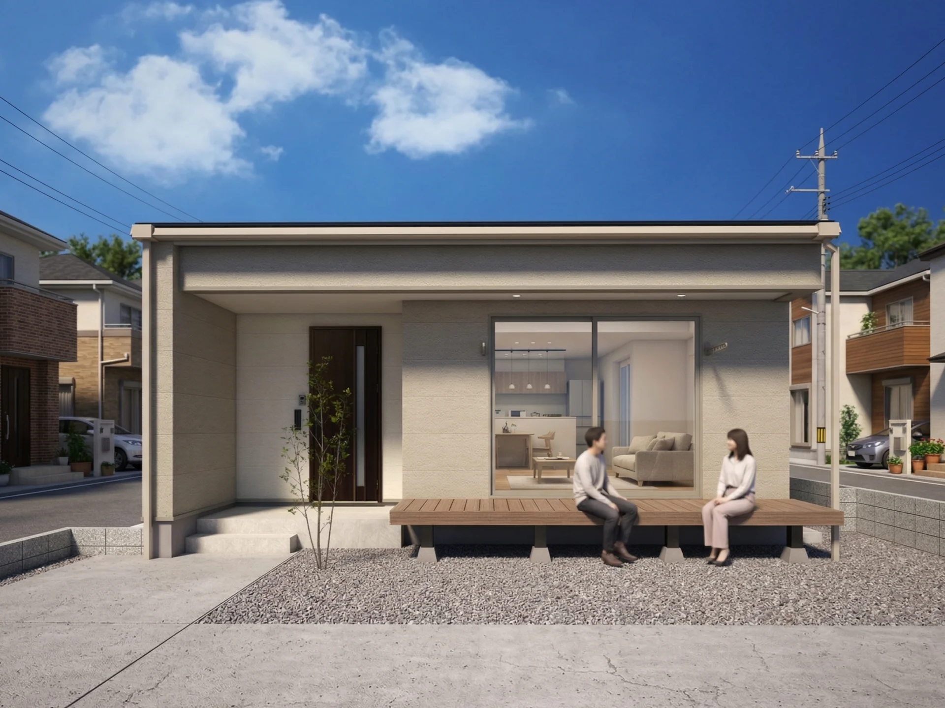 【新発田市豊町】すべてがフラットにつながる。３１坪で叶える平屋の住まい