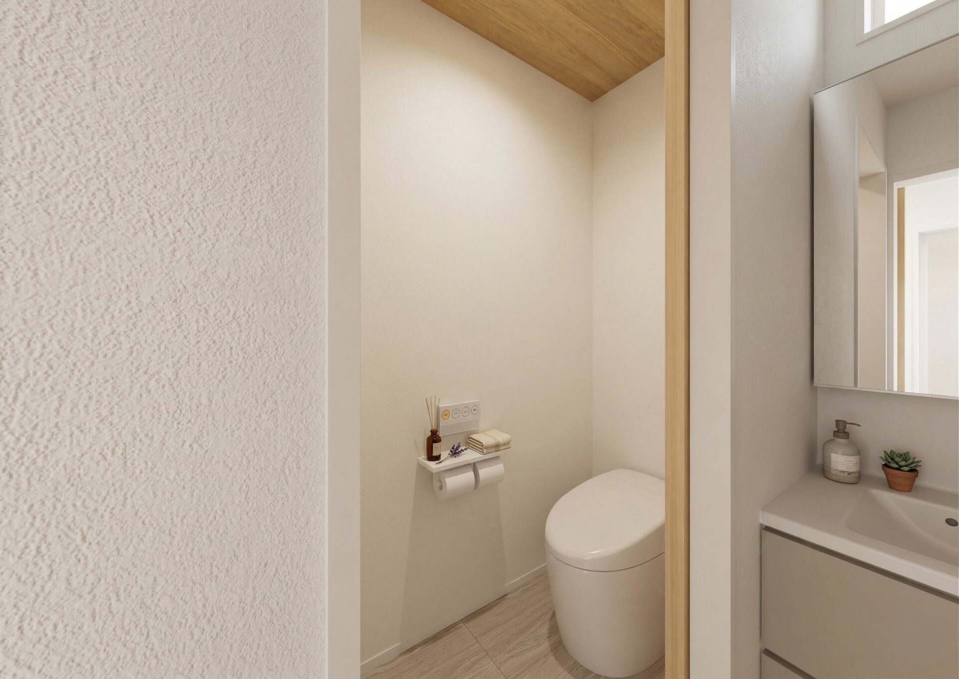 内観イメージ（１Ｆトイレ）
タンクレスタイプ