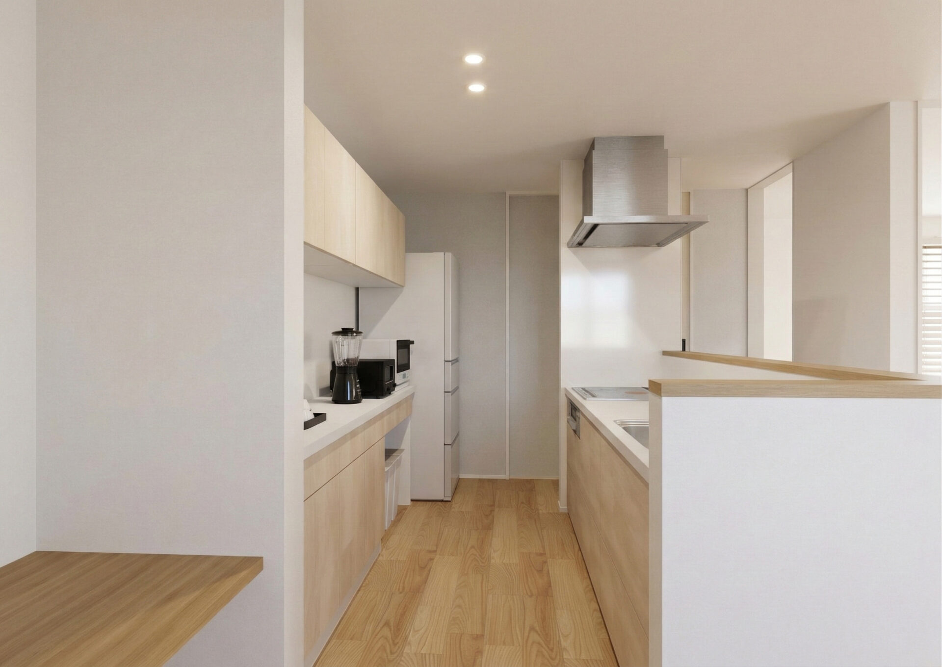 内観イメージ（キッチン・食器棚）