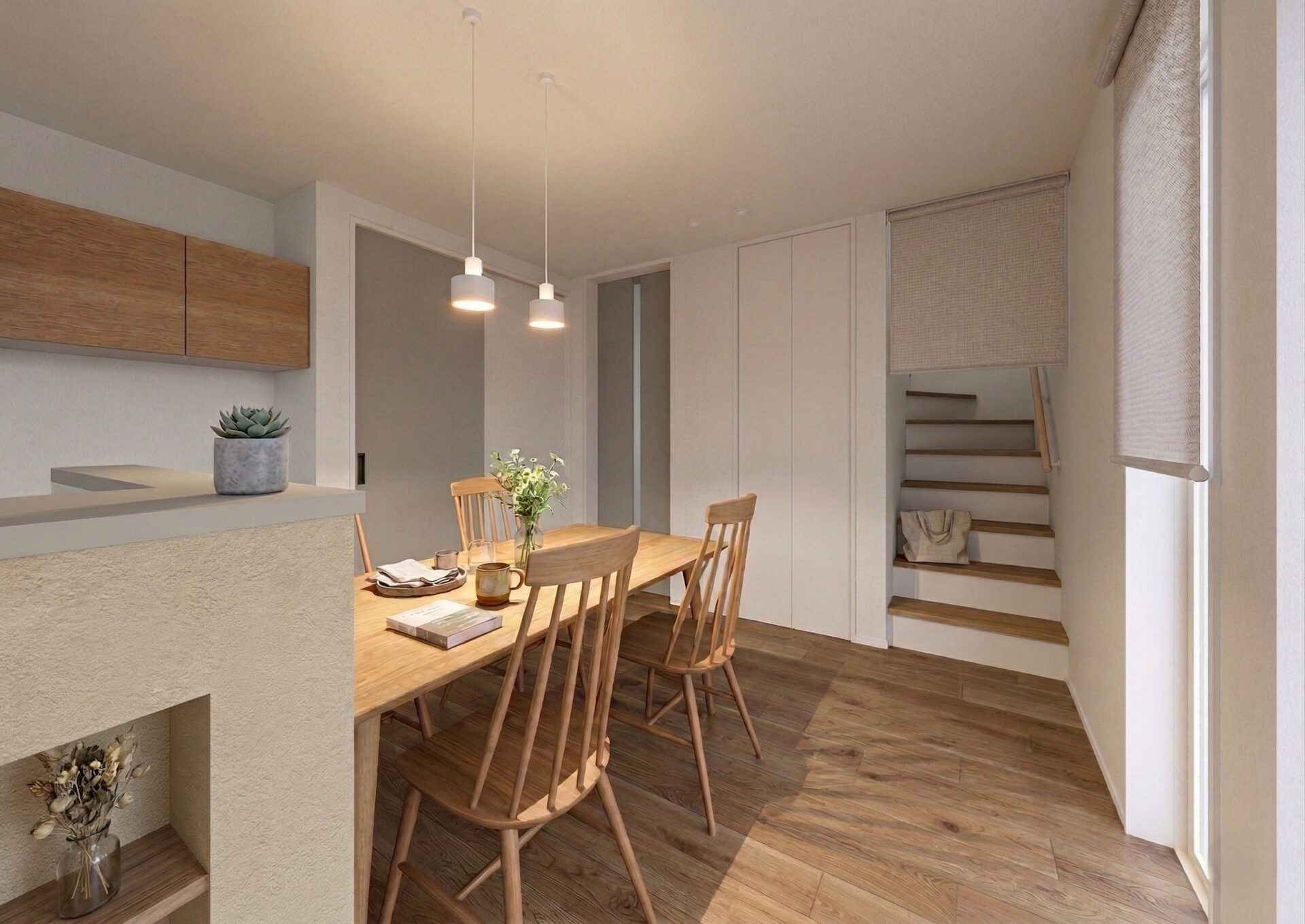 内観イメージ（ダイニング・階段）