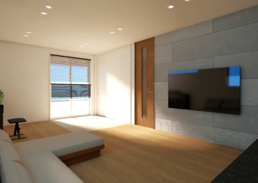 壁掛けTV背面に採用したSOLIDO