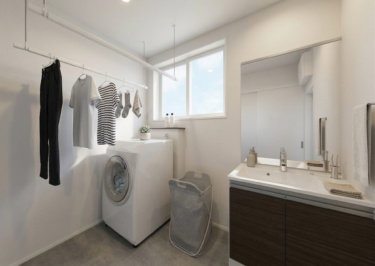 ■内観イメージ（洗面脱衣 兼 サンルーム）