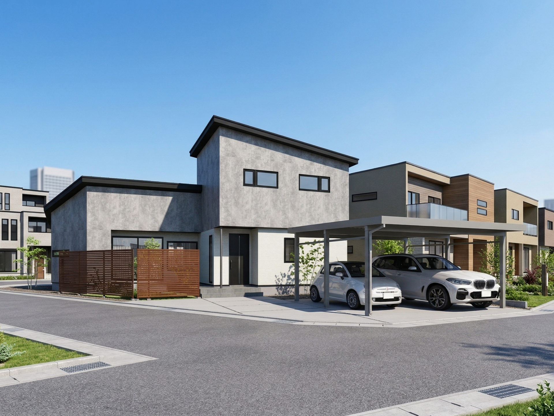 開放的なＬＤＫと「秘密基地」のようなヌック。平屋のように暮らせる住まい（富山市婦中町 ）