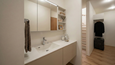 こだわりを形にした、造作洗面台