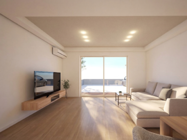 折上天井と大きな開口部が、空間に奥行きとリズムを生み出します