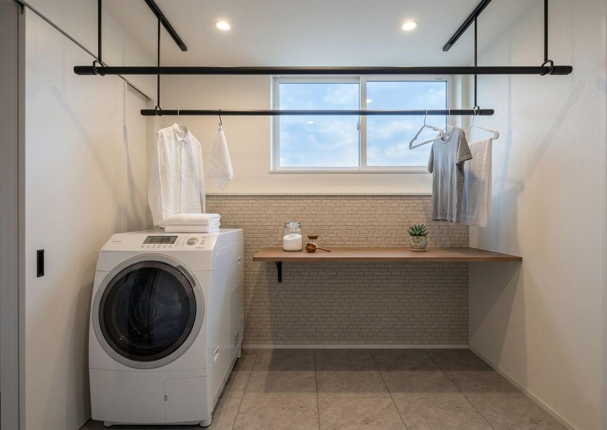 ■内観イメージ（脱衣室・ランドリールーム）