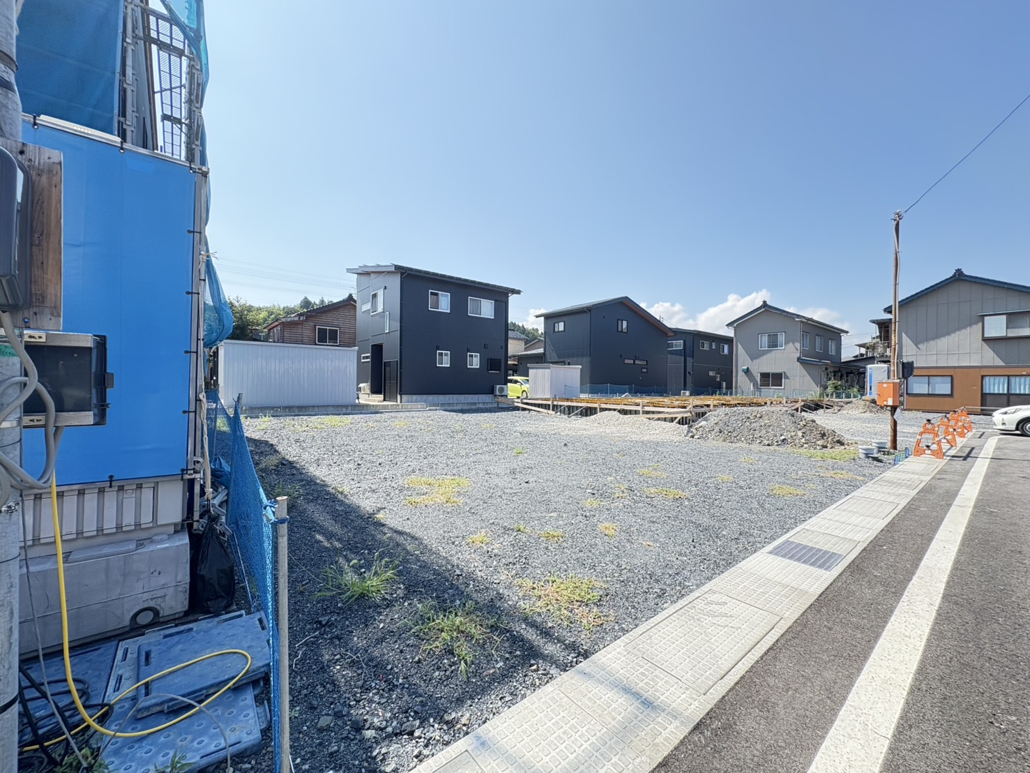 現地土地画像（北東側）
※２０２５年８月撮影