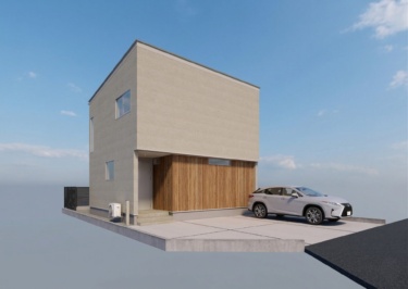 外観完成イメージ（東側より）