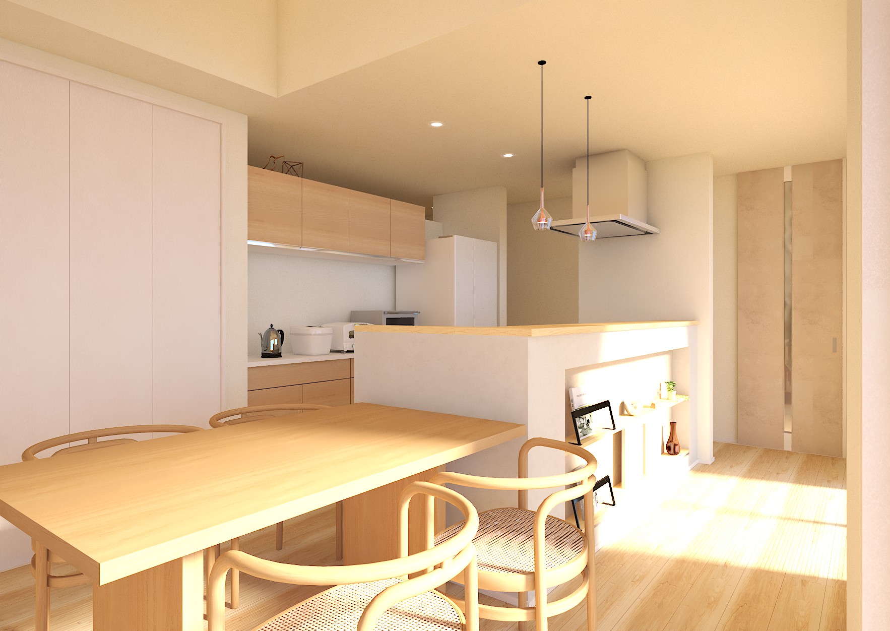 暮らしを彩るニッチと収納