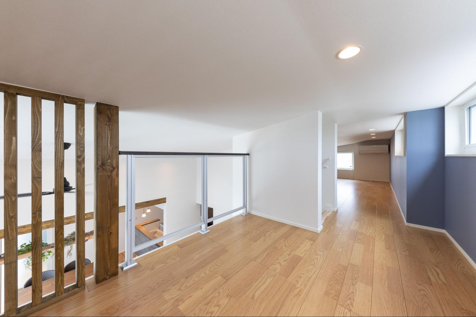 新潟県の施工事例の階段上