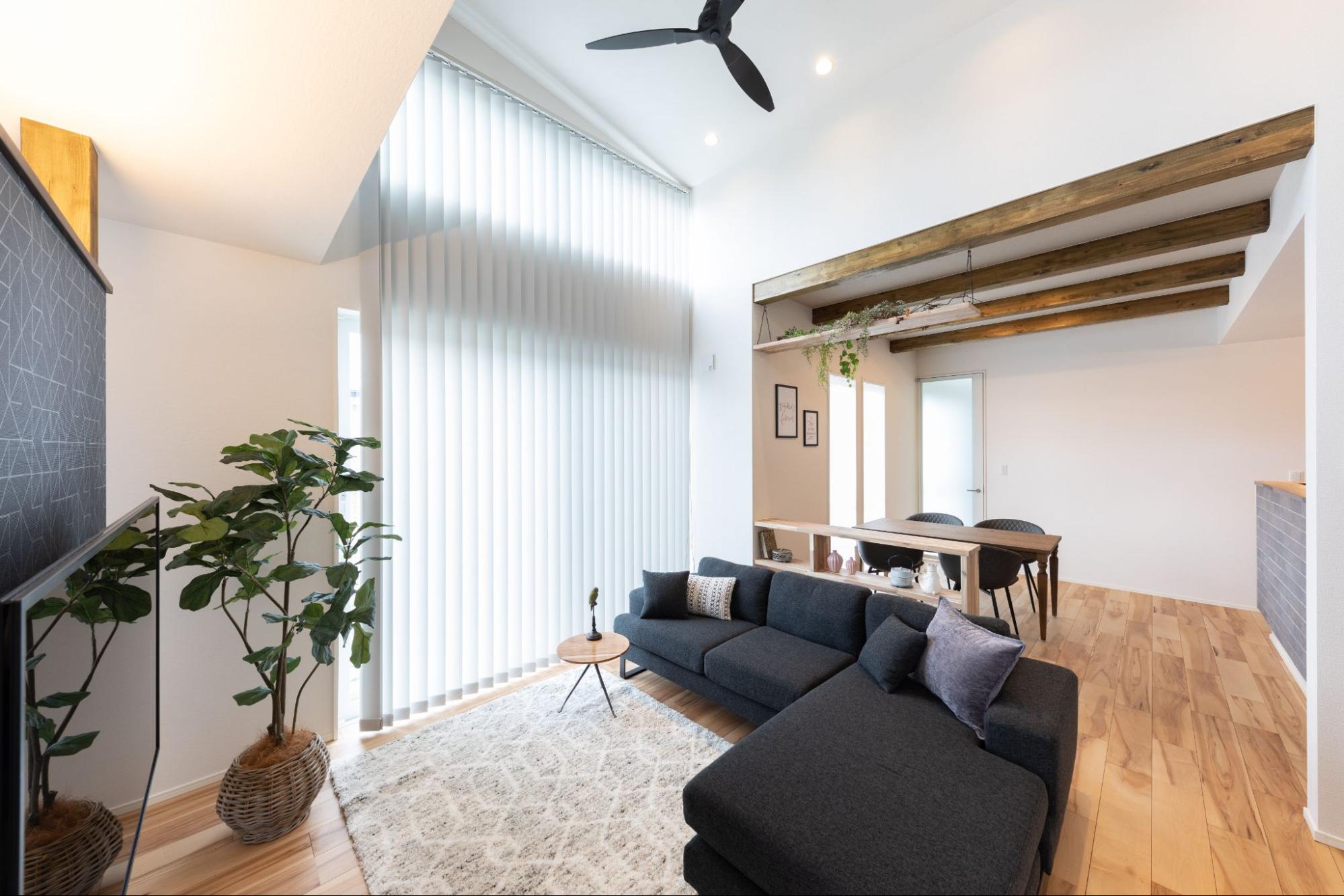 新潟県の施工事例のLDK