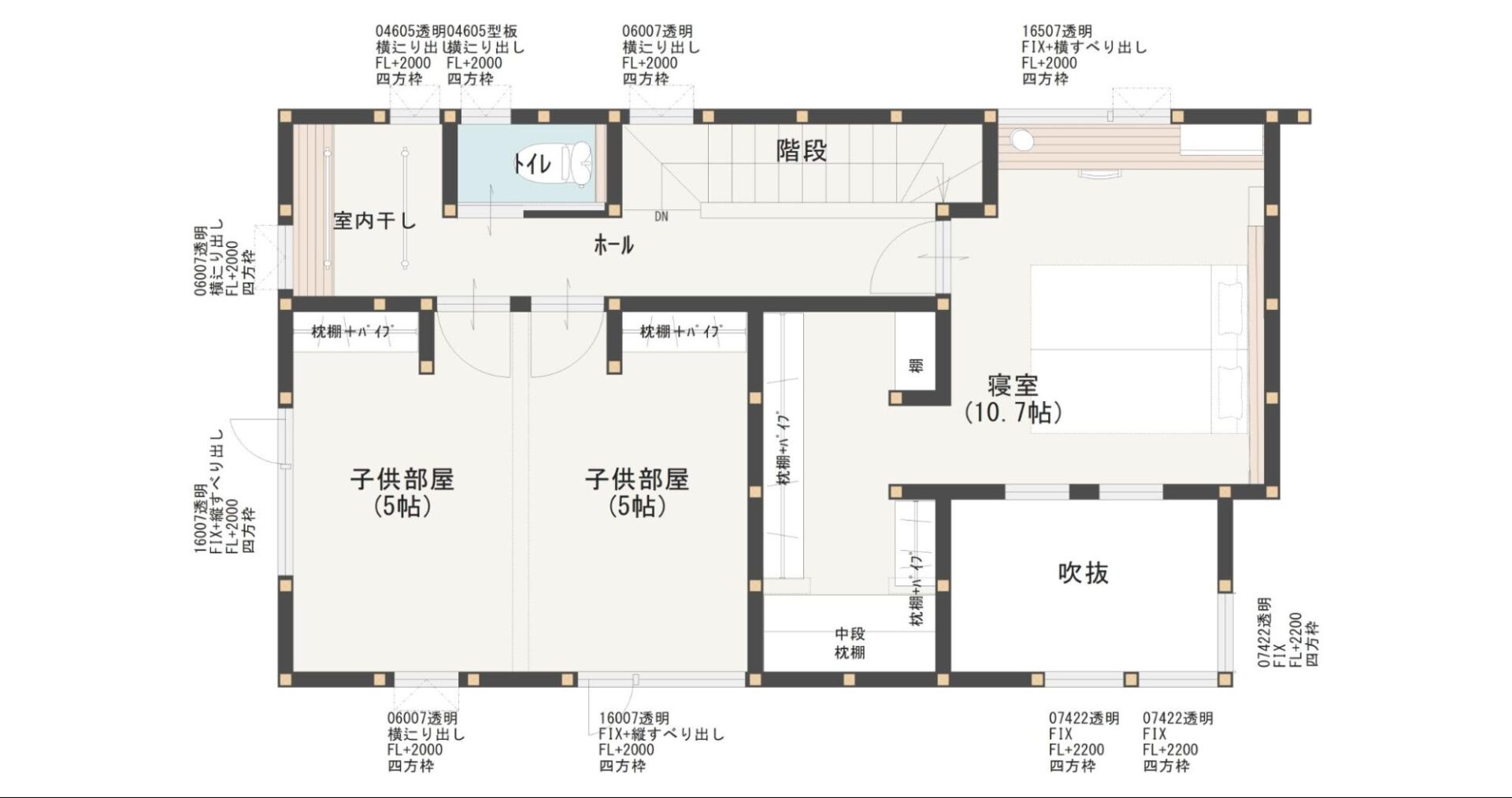 埼玉県の施工事例間取り図