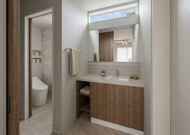 ■内観イメージ（洗面コーナー・トイレ）