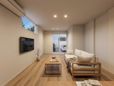 視線が抜ける先は、段差のないフラットなタタミコーナー