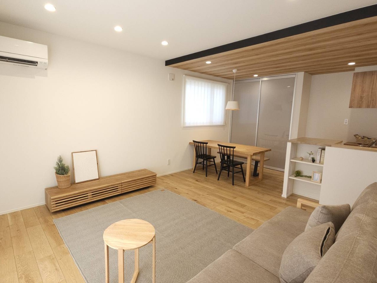 家具のレイアウトがしやすいスクエアな間取り