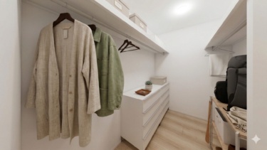 内観イメージ（ファミリークローゼット）