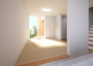 読書、お昼寝、あるいはキッズスペースとして、リビングをより豊かにする多目的空間