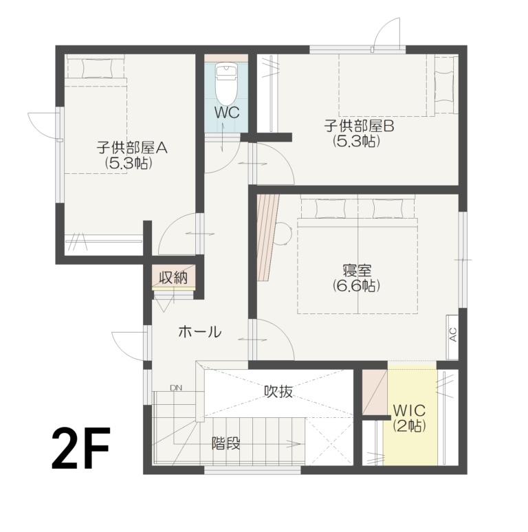 ２階 間取り図