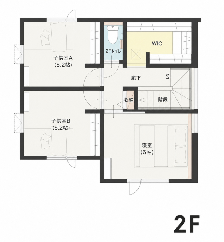 2階 間取り図