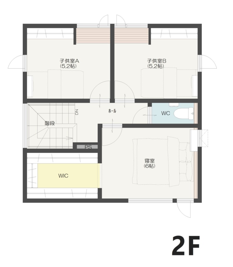 2階 間取り図