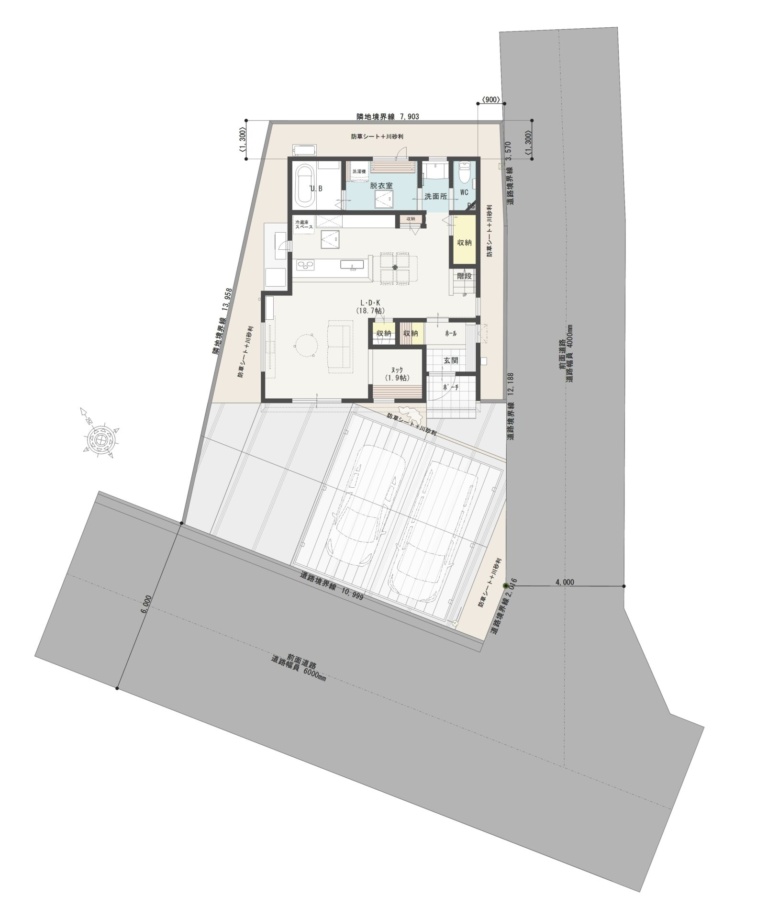 建物配置図