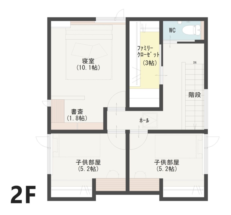 2階 間取り図